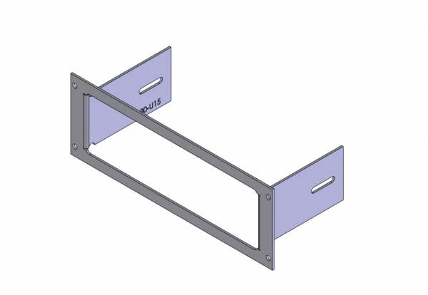 [C-EB30-U15-1P] - 1-Piece Equipment Mounting Bracket, 3" Mounting Space, Fits Uniden BCT15