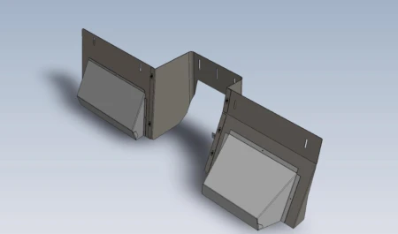 [KP-SM-CHBB-SS] - Dodge Charger Straight-Frame Spacemaker Front Partition Kick Panels with Big-Foot Pockets