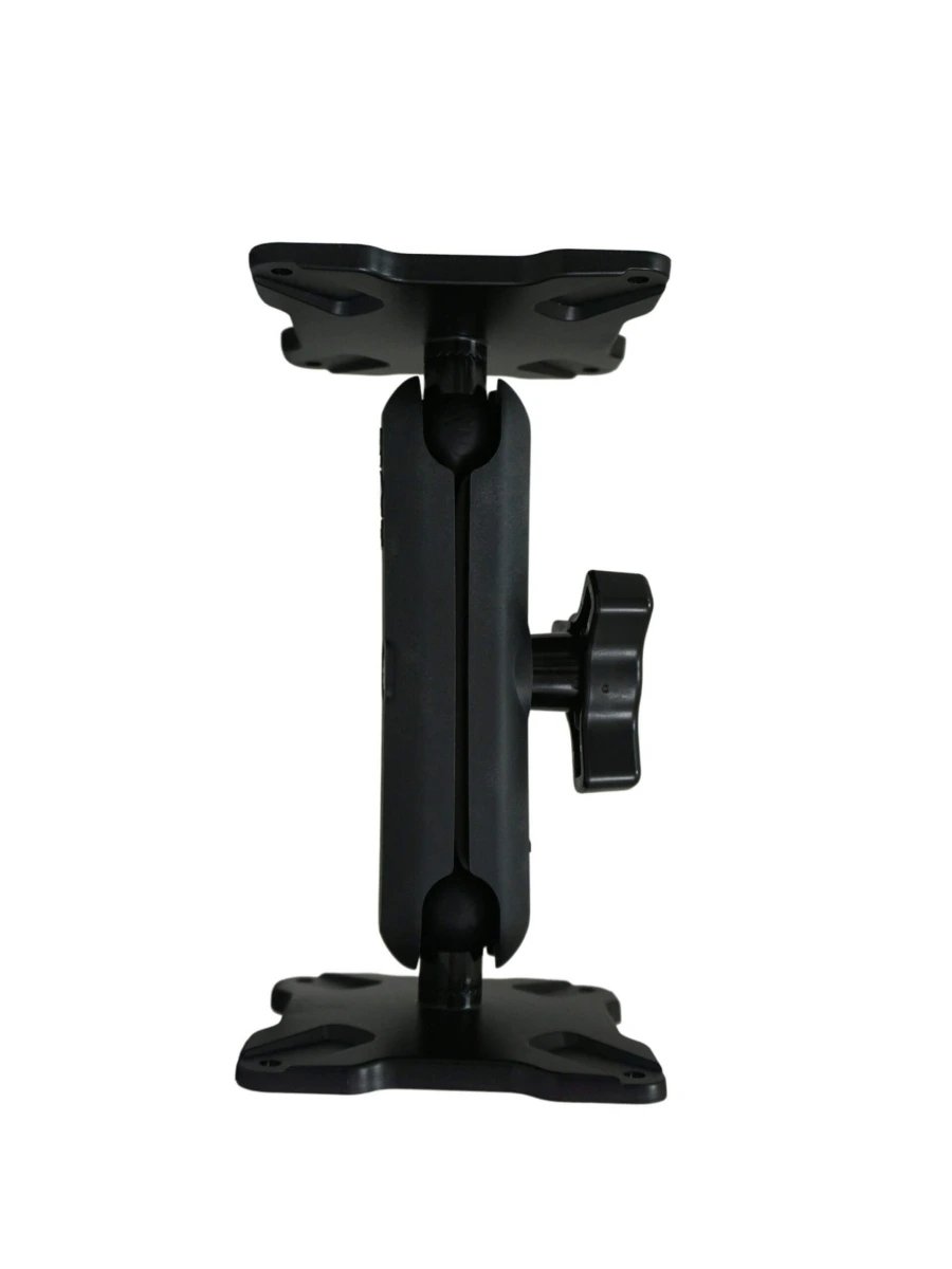 [DBM-1100-KL-0303] Dual Ball Mount with 1.00" Knob-Style Long Housing & Two Standard Stem VESA 75 Plates