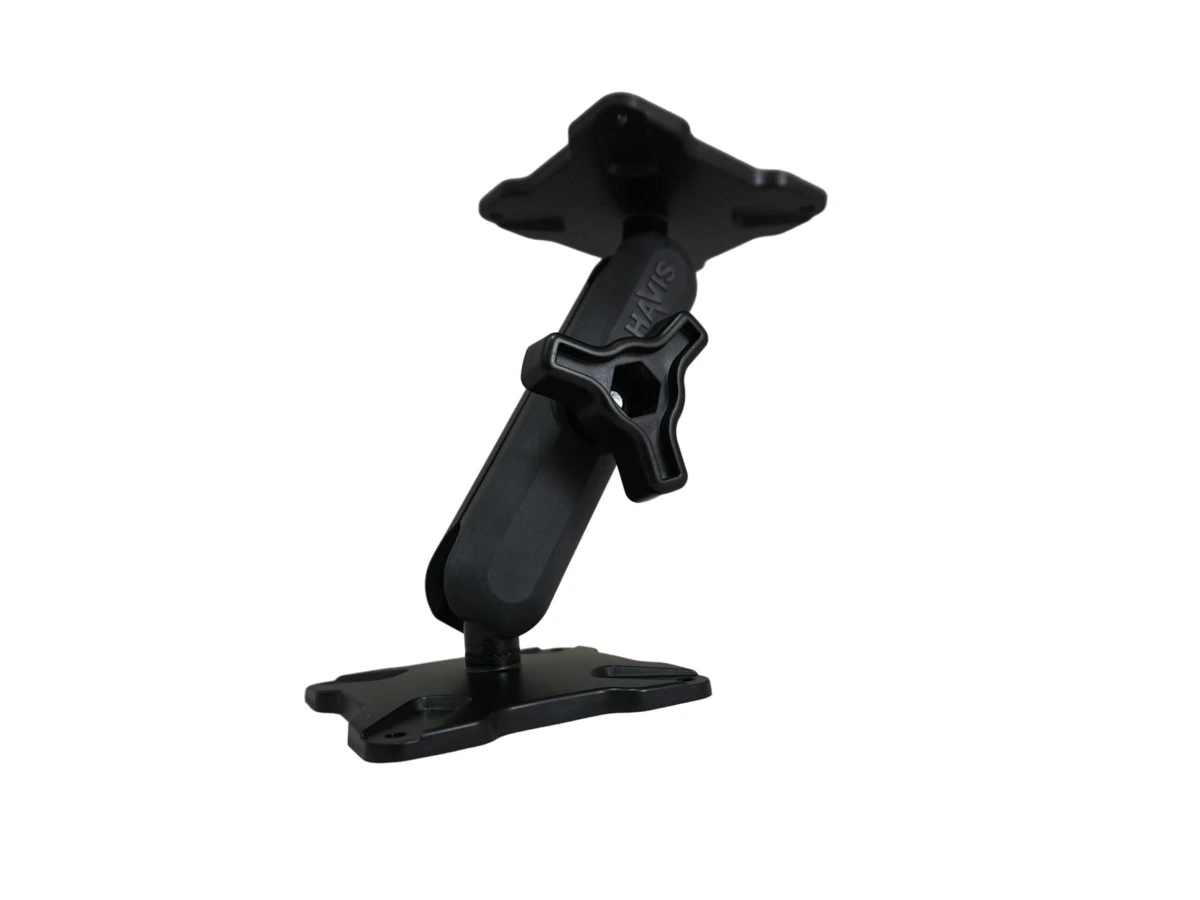 [DBM-1100-KL-0303] Dual Ball Mount with 1.00" Knob-Style Long Housing & Two Standard Stem VESA 75 Plates