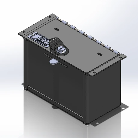 [FP-LOCKBOX4] - 4" Internal Lockable Lidded Storage Box