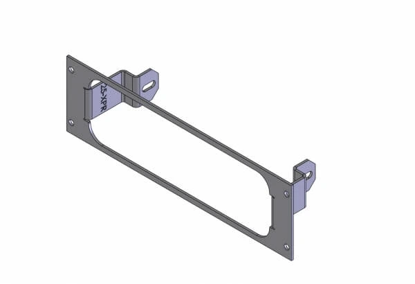 [C-EB25-XPR-1P] - 1-Piece Equipment Mounting Bracket, 2.5" Mounting Space, Fits Motorola XPR4350, XPR4380, XPR4550, XPR4580 & XP