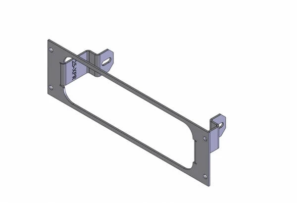 [C-EB25-XPR-1P] - 1-Piece Equipment Mounting Bracket, 2.5" Mounting Space, Fits Motorola XPR4350, XPR4380, XPR4550, XPR4580 & XP