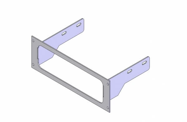[C-EB30-VM6-1P] - OBSOLETE – 1-Piece Equipment Mounting Bracket, 3" Mounting Space, Fits Kenwood/E.F. Johnson VM600 & VM900 Self