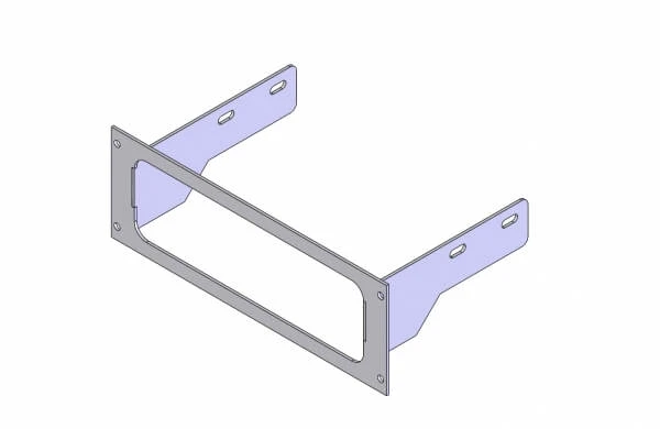 [C-EB30-VM6-1P] - OBSOLETE – 1-Piece Equipment Mounting Bracket, 3" Mounting Space, Fits Kenwood/E.F. Johnson VM600 & VM900 Self