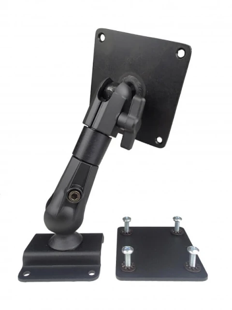 [C-MD-401] - Universal Rugged Articulating Dual Ball Mount, 7" tall