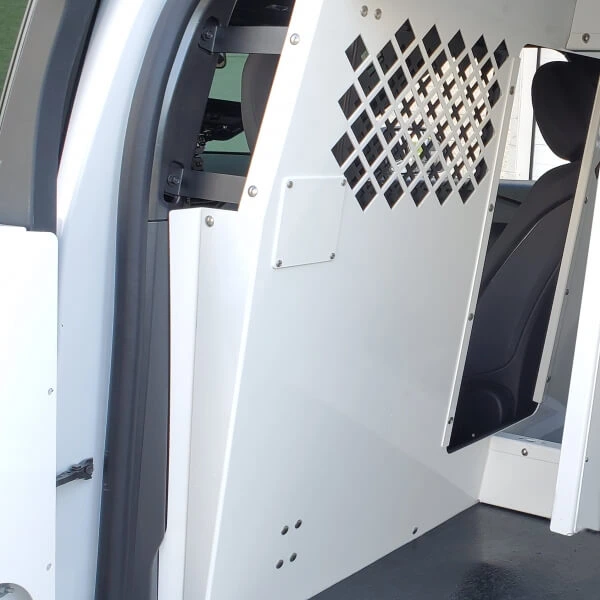 [K9-F28-XL] - Extended K9 Transport System For 2020-2024 Ford Interceptor Utility – White
