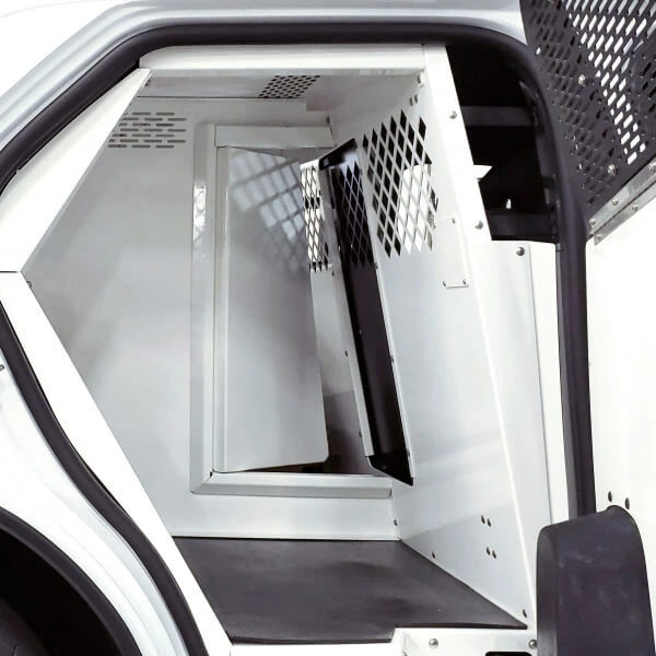 [K9-F28-XL] - Extended K9 Transport System For 2020-2024 Ford Interceptor Utility – White