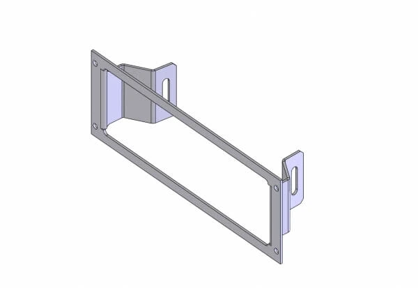 [C-EB30-MCR-1P] - OBSOLETE – 1-Piece Equipment Mounting Bracket, 3" Mounting Space, Fits Motorola MCS2000 Remote Model 2 Or 3