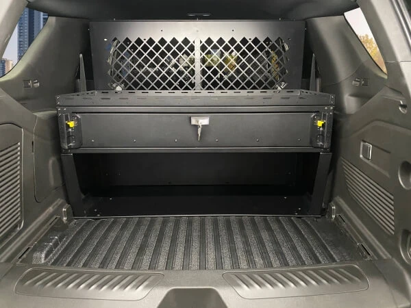 [SBX-5011] - Havis Modular Storage Drawer Mount with Tall Risers for 2021-2024 Chevrolet Tahoe