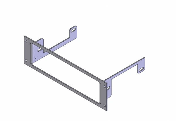 [C-EB25-PAN-1P] - OBSOLETE – 1-Piece Equipment Mounting Bracket, 2.5" Mounting Space, Fits Panasonic Arbitrator Video System, Mi