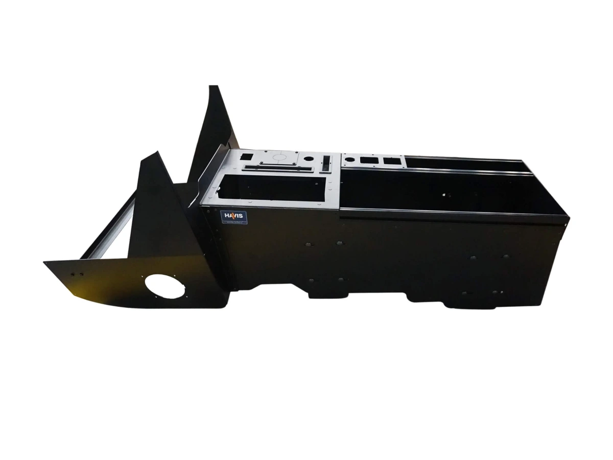 [C-VSW-2000-LTNG] Vehicle-Specific 20" Wide Angled Console for 2022-2024 Ford F-150 Lightning and 2021-2024 Ford F-150 XLT Retai