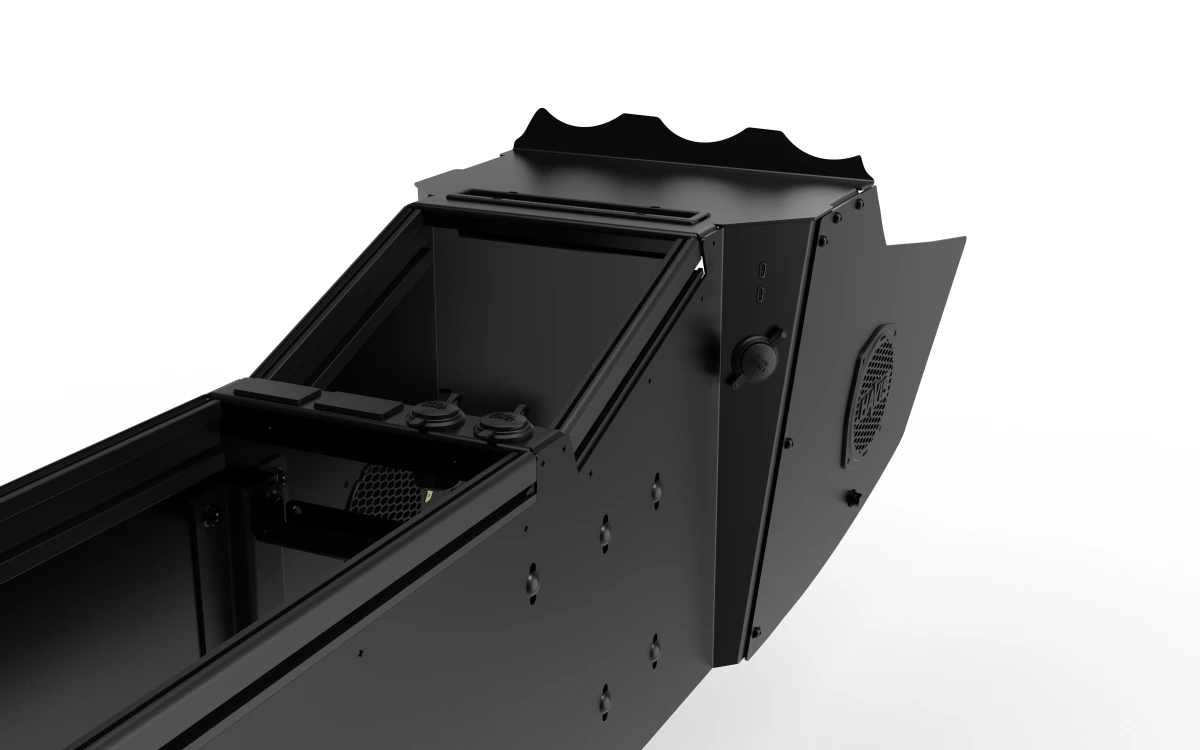 [C-VS-0820-BLZR-EV] Vehicle-Specific 28" Angled Console for 2024 Chevrolet Blazer EV