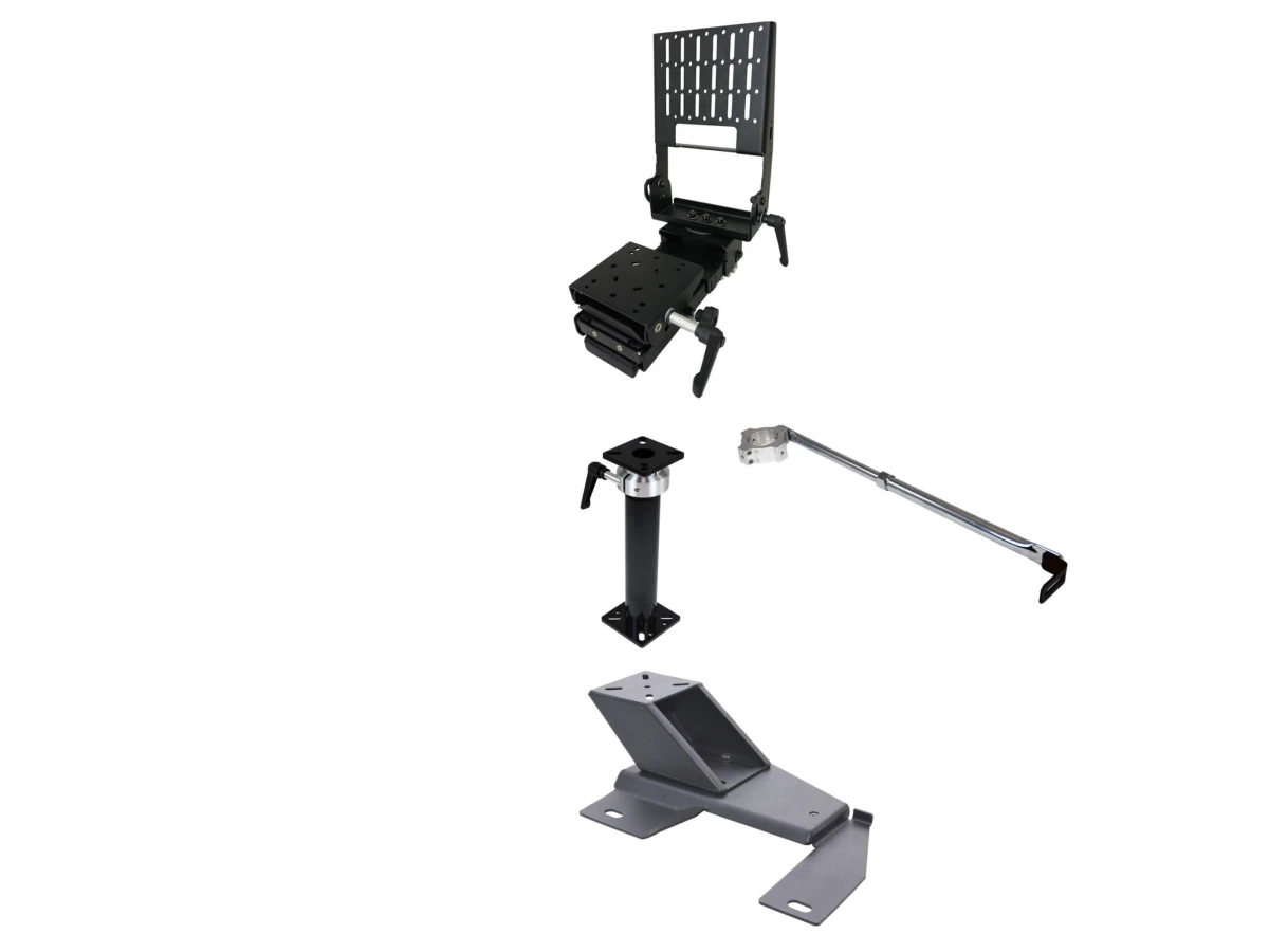 [PKG-PSM-340-T] Premium Tablet Pedestal Mount Package for 1997-2023 Ford E-350 & E-450 Series Vans