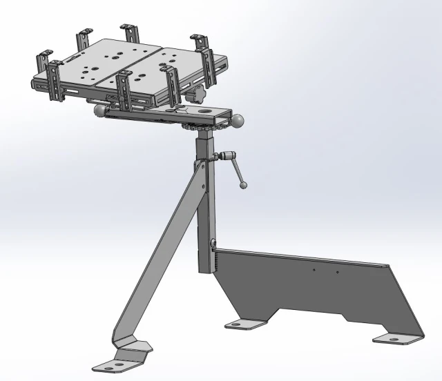 [CM-F15-SA-LT17] - Ford Trucks F150 – F250 Passenger Seat Computer Mount with Rotating Swing-Arm & Standard Laptop Tray