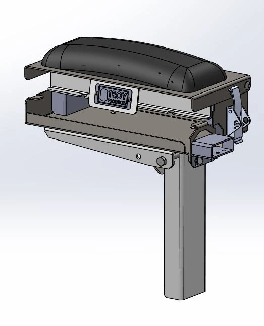 [AC-PENPRTR-CC] - Height-Adjustable Console Rear Printer Mount and Printer Housing Bolts to Console