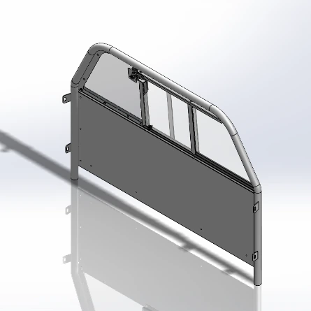[TP-E-SL1-FS-F] - Full Size (53.25") Flat Partition with Sliding Window