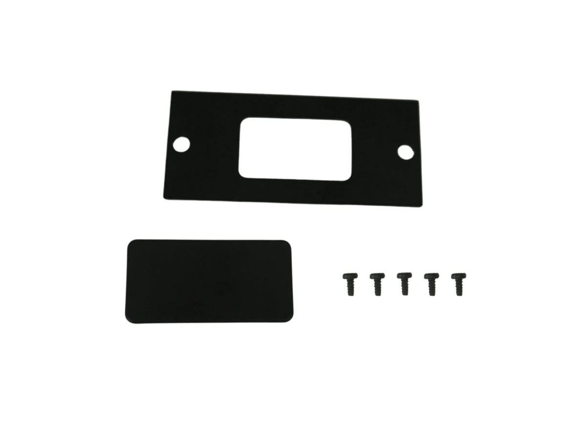 [C-W-BL1] Console Accessory Bracket with 1 Blank for Rectangular Accessories for 3.3" Section of VSW Consoles
