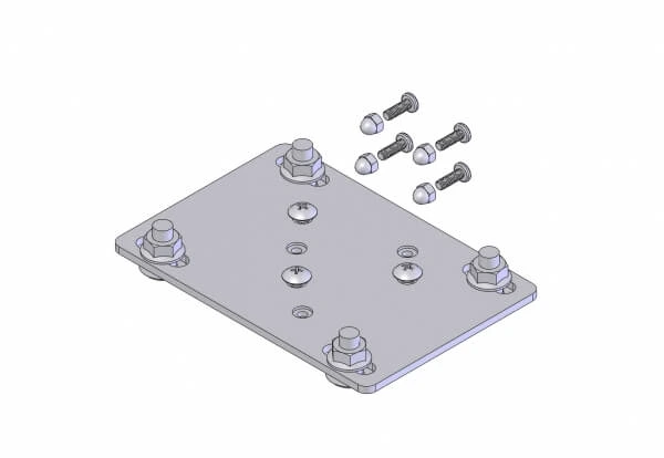 [C-FAM-101] - Universal Base Mount For Horizontal Or Vertical Flat Surfaces