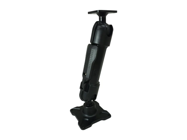 [DBM-1150-CL-0104] Dual Ball Mount with 1.50" Clamp-Style Long Housing, One Standard AMPS Plate & One Long VESA 75 Plate