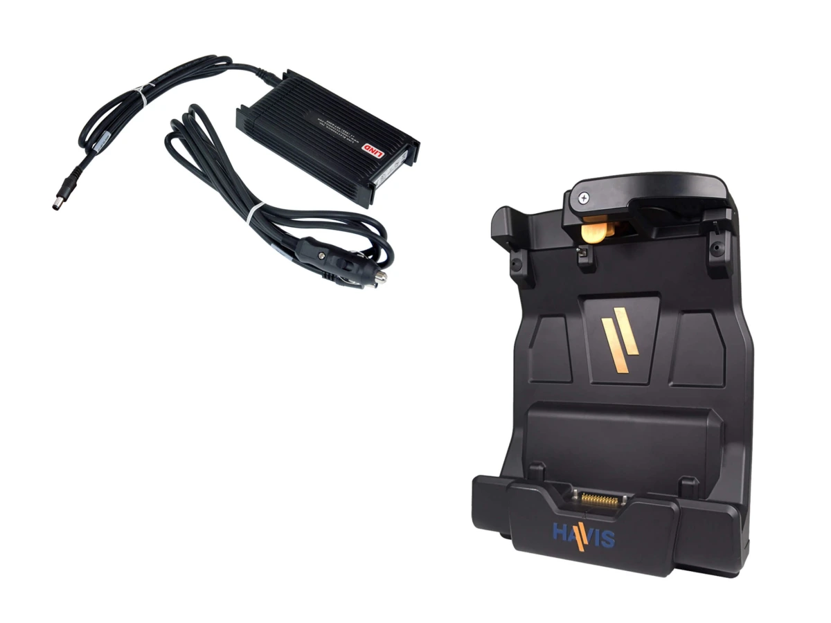 [DS-GTC-212-3] - DISCONTINUED – Docking Station For Getac F110 Tablet With Triple Pass-Thru Antenna Connections & LIND Power Sup