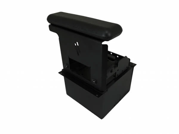 [C-ARPB-147] - Zebra ZQ520 & ZQ521 Printer Mount with Accessory Pocket and Tall Armrest