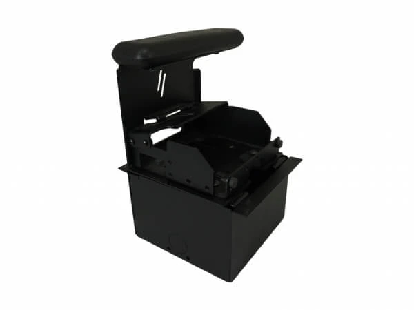 [C-ARPB-147] - Zebra ZQ520 & ZQ521 Printer Mount with Accessory Pocket and Tall Armrest