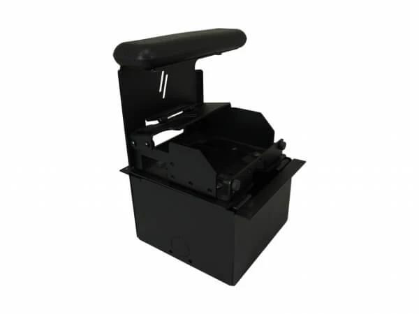 [C-ARPB-147] - Zebra ZQ520 & ZQ521 Printer Mount with Accessory Pocket and Tall Armrest
