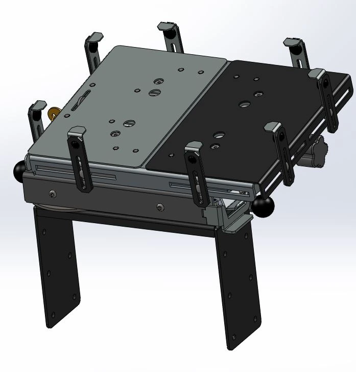 [CM-UMNT-SL-LT17] - Console U-Mount Computer Mount with Rotating & Extendable Slide-Arm & Standard Laptop Tray