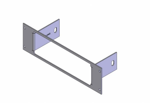 [C-EB25-SW3-1P] - OBSOLETE – 1-Piece Equipment Mounting Bracket, 2.5" Mounting Space Fits Federal Signal SW300