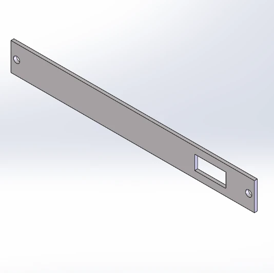 [FP-BLNK1P] - 1" Faceplate with One Switch Cut-Out