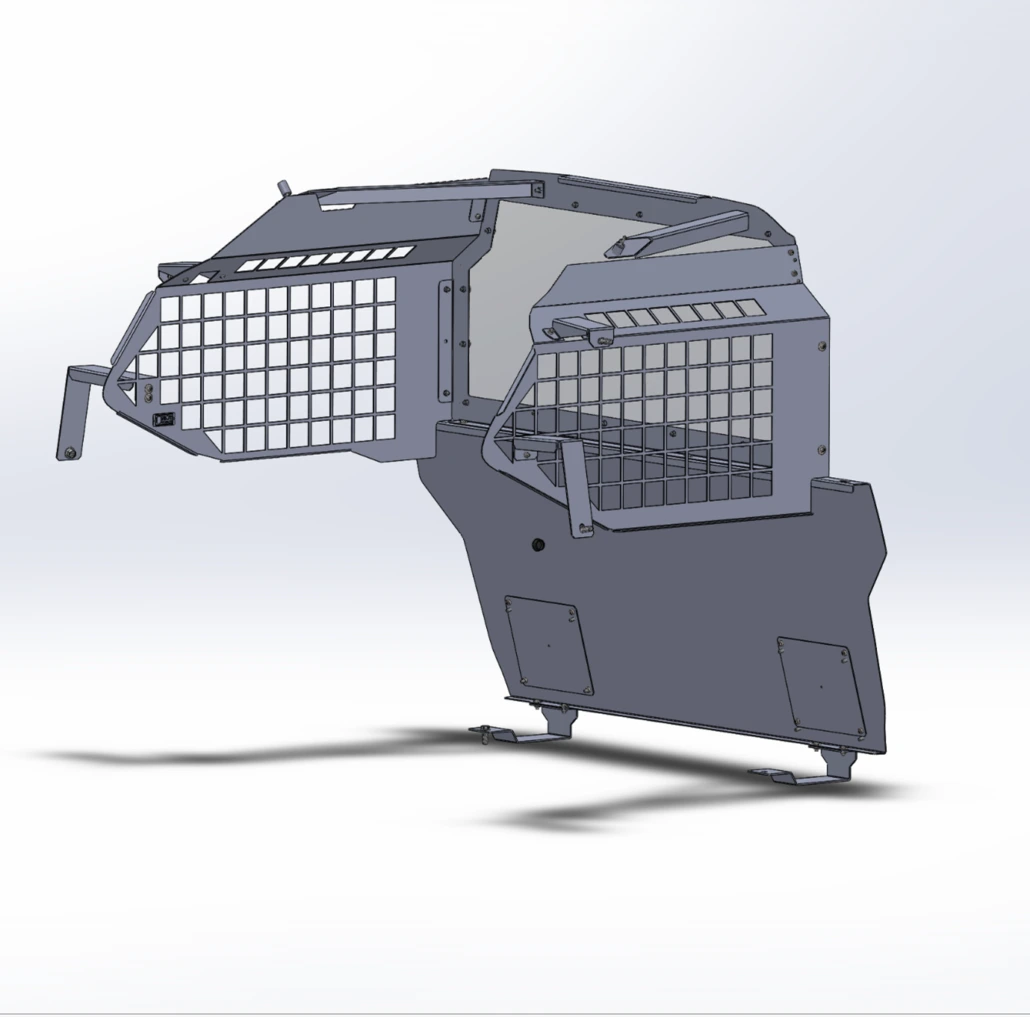 [RP-21TH-PL-2] - 2021+ Chevy Tahoe Cargo Partition with Polycarbonate Window