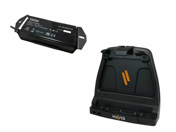 [DS-GTC-906-3] - Cradle For Getac K120 Tablet With Triple Pass-Thru Antenna Connections & External Power Supply