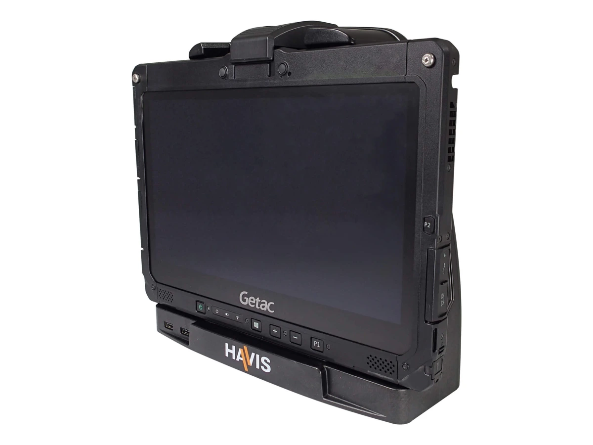 [DS-GTC-906-3] - Cradle For Getac K120 Tablet With Triple Pass-Thru Antenna Connections & External Power Supply