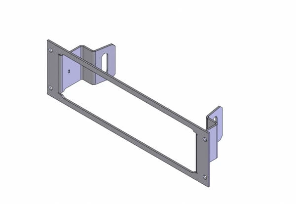 [C-EB25-MA5-1P] - 1-Piece Equipment Mounting Bracket, 2.5" Mounting Space, Fits Motorola Spectra A5, A7, Astro Digital Spectra W