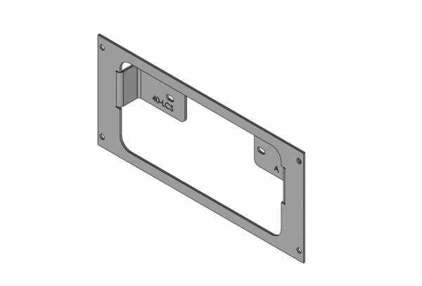 [C-EB40-LCS-1P] - OBSOLETE – 1-Piece Equipment Mounting Bracket, 4" Mounting Space, Fits Star LCS800, LCS850 & LCS850-MG Series