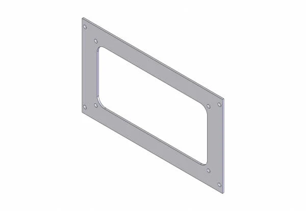 [C-EB50-LCS-1P] - 1-Piece Equipment Mounting Bracket, 5" Mounting Space, Fits Star Signal Unistar LCS800-F, LCS850-F