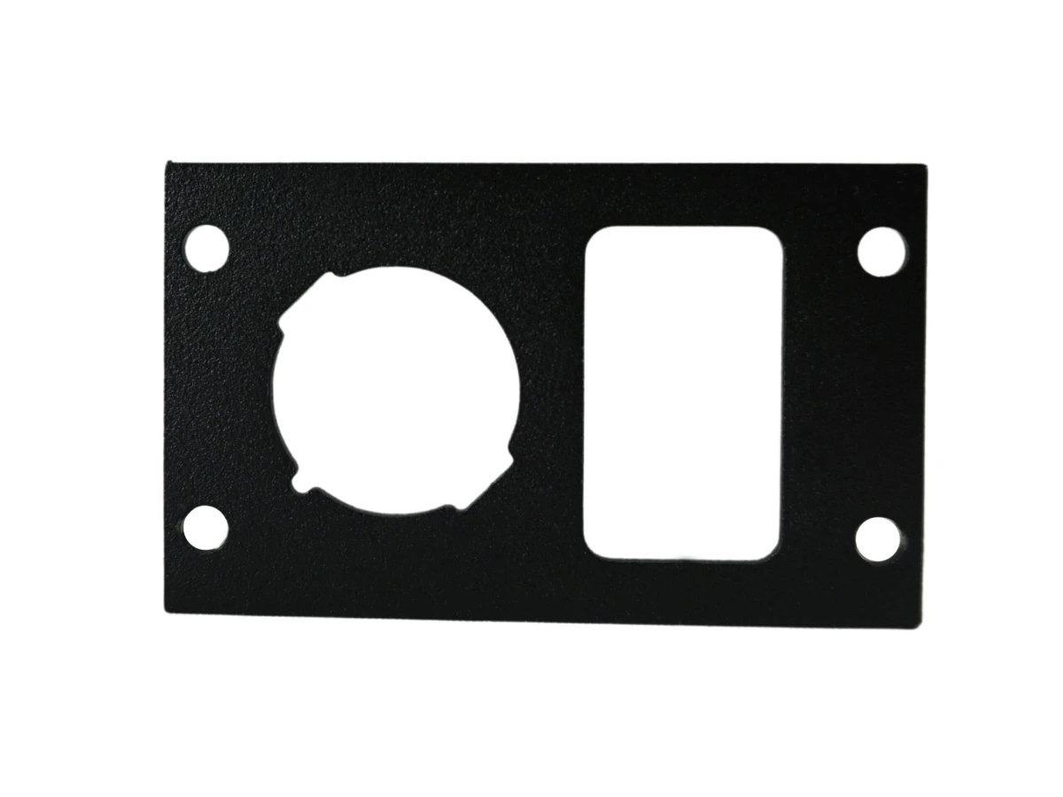 [C-EBW20-LP1-USB-1P] - Equipment Bracket for Wide VSW Consoles, Fits Single Lighter Plug and Single USB/Switch