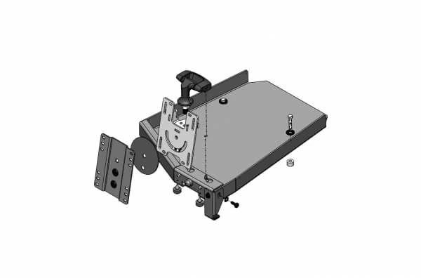 [C-DMM-2018] - DISCONTINUED – Dash Mount for 2020-2022 Ford Interceptor Utility Vehicle