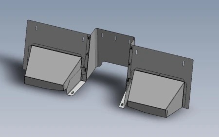[KP-21DUR-SS] - 2021+ Dodge Durango Kick Panel With Foot Pocket