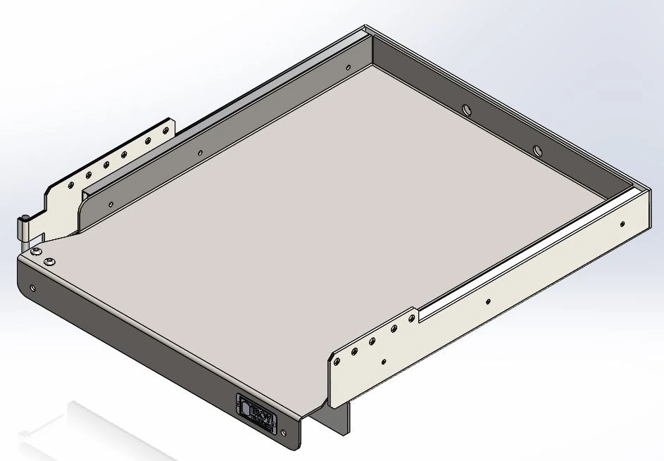 [AC-TRAY-CH50] - Sedan Half-Size Electronics Trunk Tray