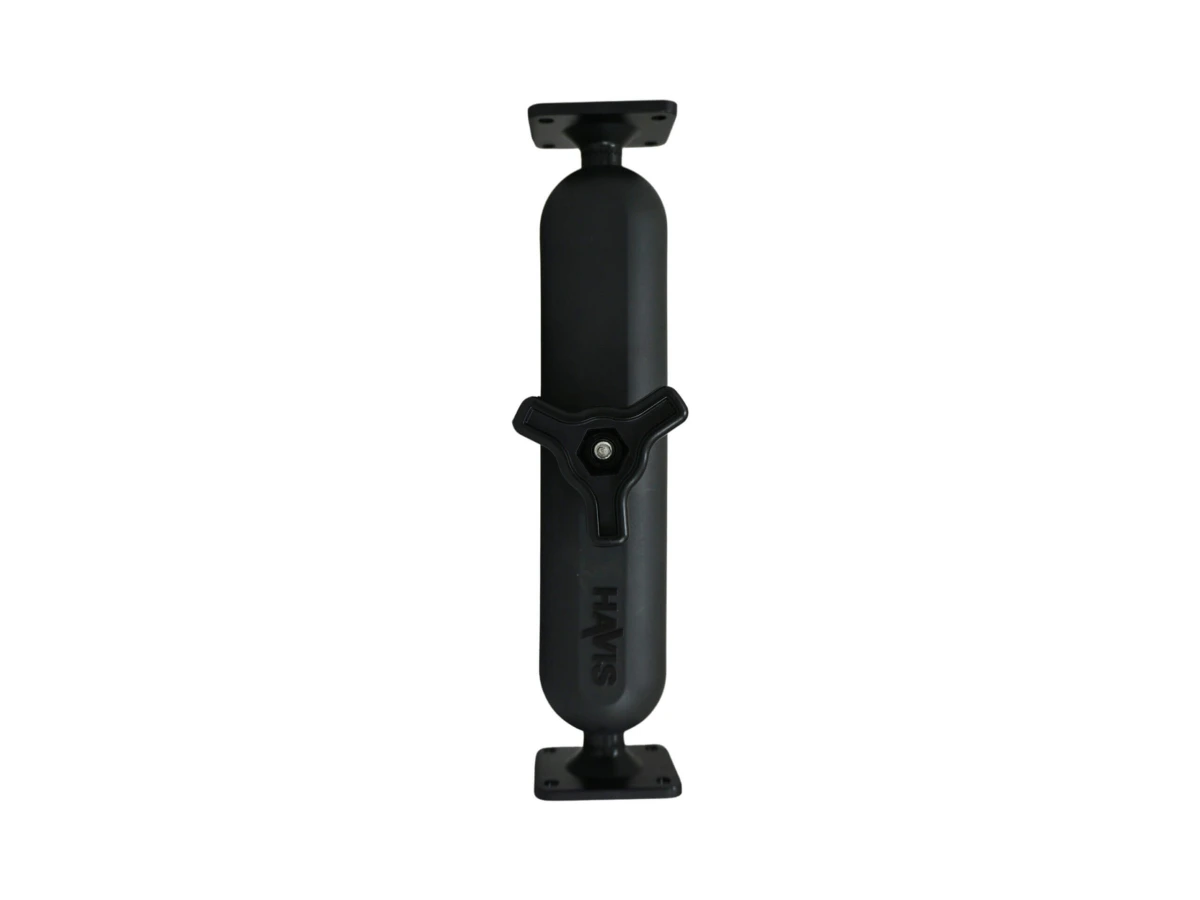 [DBM-1150-KL-0101] Dual Ball Mount with 1.50" Knob-Style Long Housing & Two Standard AMPS Plates