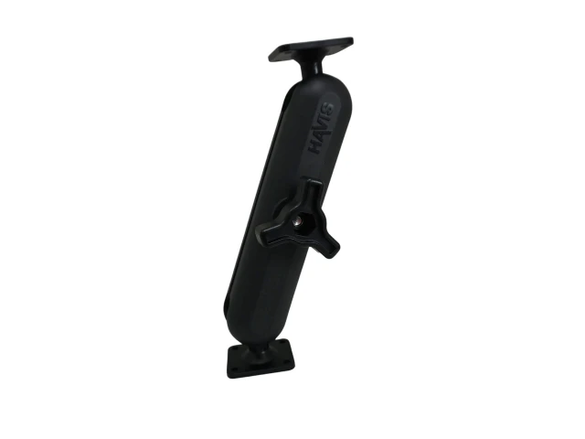 [DBM-1150-KL-0101] Dual Ball Mount with 1.50" Knob-Style Long Housing & Two Standard AMPS Plates