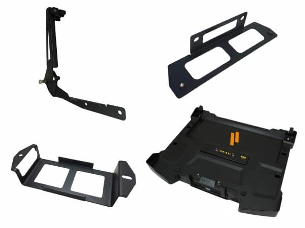 [PKG-DS-GTC-619-3] - Package – Docking Station For Getac S410 Notebook With Triple Pass-Thru Antenna Connections, Power Supply M