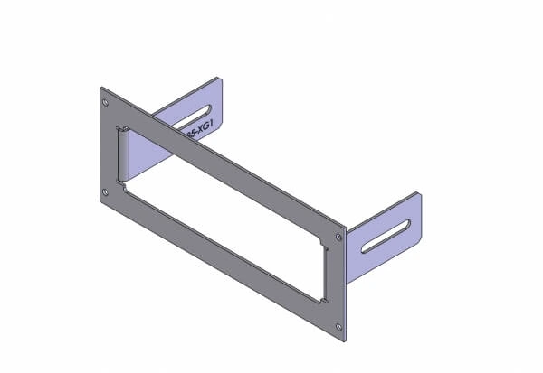 [C-EB35-XG1-1P] - OBSOLETE – 1-Piece Equipment Mounting Bracket, 3.5" Mounting Space, Fits Harris Unity XG-100M Radio