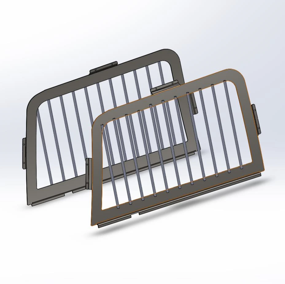 Chevy Tahoe Driver & Passenger-side Vertical Bar Window Guard