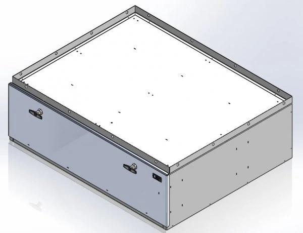 [CP-GB403212-LIP] - Storage Vault, 40" W x 32" L x 12" H with two draw-tight locking handles and 1" lip with bungee-cord holes