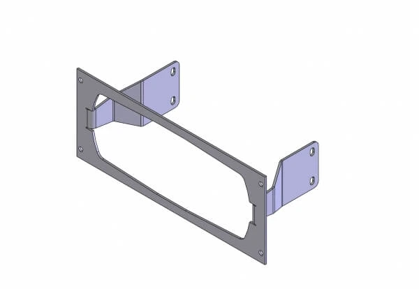 [C-EB35-T91S-1P] - 1-Piece Equipment Mounting Bracket, 3.5" Mounting Space, Fits Tait TM9155