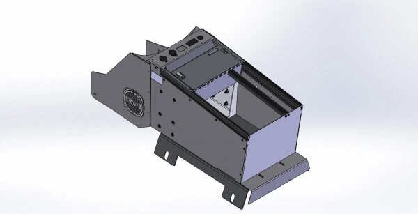 [C-VSW-1300-TAH-2-PM] - OBSOLETE – 12.5" Wide 13" Vehicle-Specific Console w/ Internal Printer Mount for 2015-2020 Chevrolet Tah