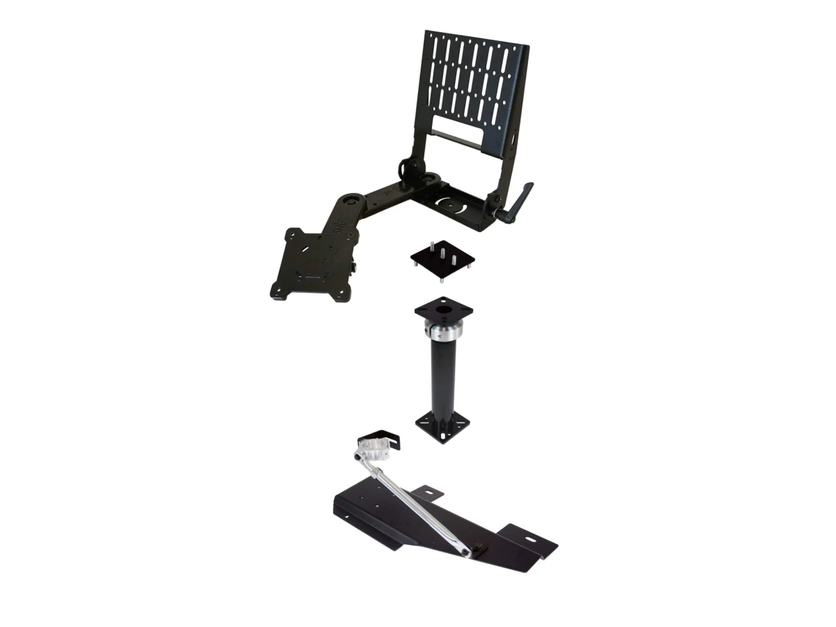 [PKG-PSM-106-T] Standard Tablet Pedestal Mount Package For 1997-2024 Ford E-Series Van